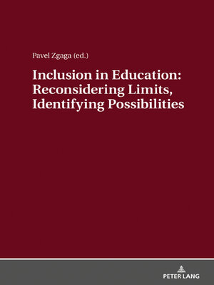 cover image of Inclusion in Education